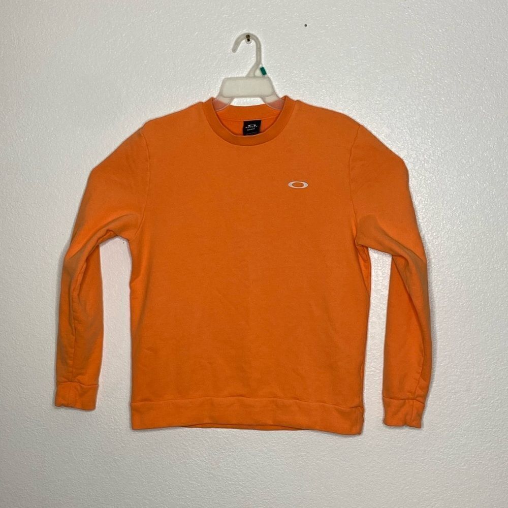 Oakley Men’s Orange Sweatshirt Size S